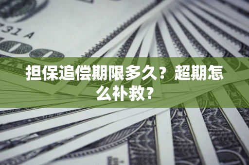 北京担保追偿期限多久？超期怎么补救？