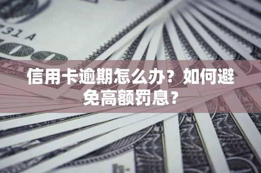 北京信用卡逾期怎么办？如何避免高额罚息？